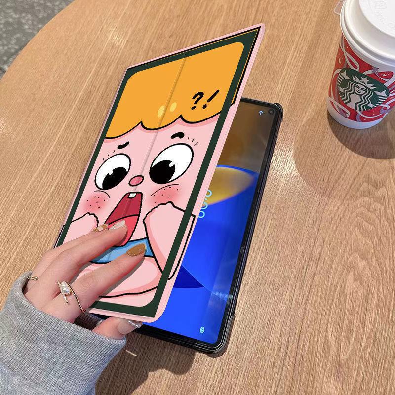 Bao Da Máy Tính Bảng Thiết Kế Độc Đáo Cho Apple ipad10.2 air3 10.5inch123456 Ốp Máy Tính Bảng ipad Pro11 inch 9.7 inch Họa Tiết Hoạt Hình Xinh Xắn