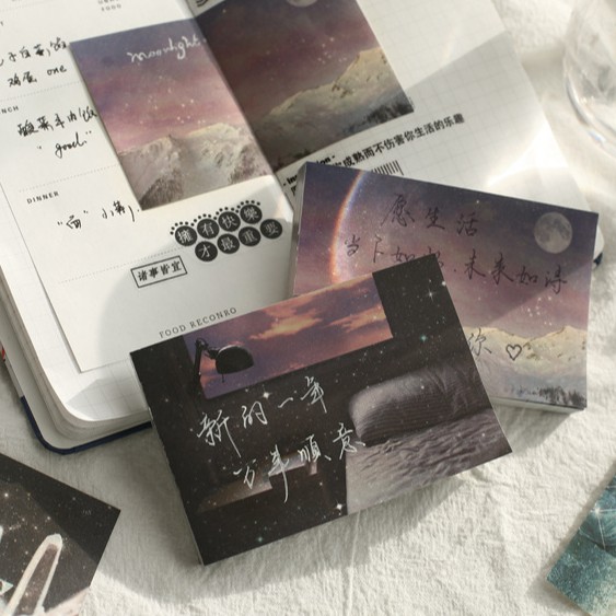 Set 100 Trang Sticker Hình Dán Bling Trang Trí Sổ Tay Nhật Ký Điện Thoại Khay Đựng Bút M019