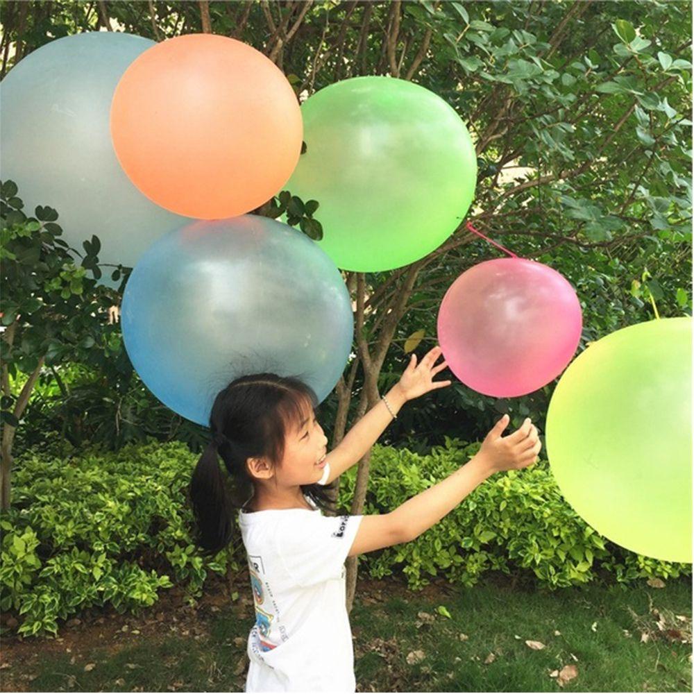 Bóng Bơm Hơi Cao Su Mềm Co Giãn Trong Suốt Chống Rách Cho Trẻ Em