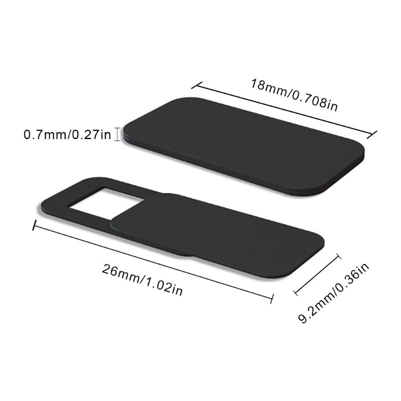 Miếng Dán Che Ống Kính Máy Ảnh Bằng Nhựa Siêu Mỏng Dạng Trượt Cho Tablet Ipad Điện Thoại PC Laptop