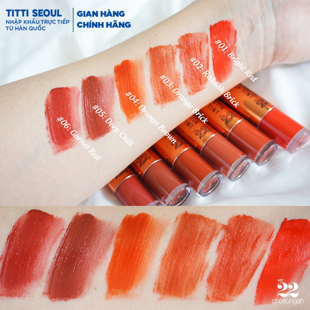 Son Kem Lì Chosungah Ver 22 Zerogram Satin Velvet Lip Tint | BigBuy360 - bigbuy360.vn
