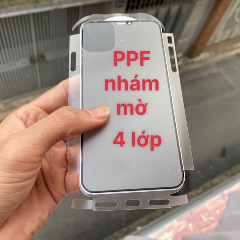 Miếng dán dẻo ppf trong nhám iphone 5 6 7 8 x xsmax 11promax 12promax 13promax 14promax