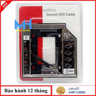 Caddy bay SATA 3.0 mỏng 9.5mm + dày 12.7mm cho Laptop loại TỐT