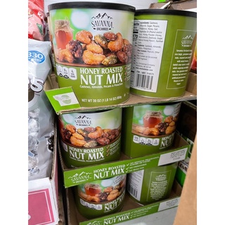 Hạt hỗn hợp tẩm mật ong - gourmet honey roasted nut mix 850g của mỹ