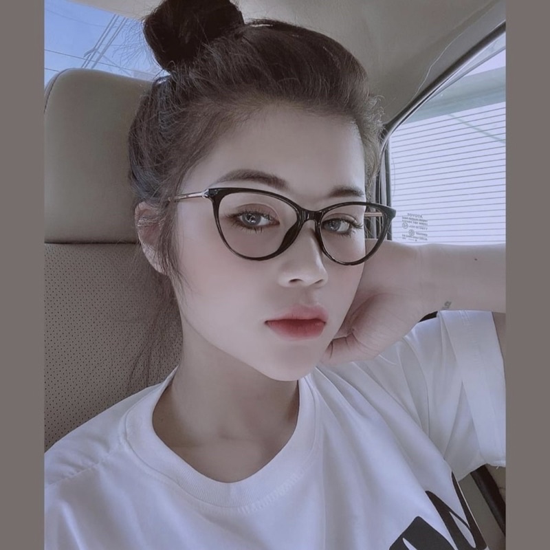 Gọng kính Mắt Mèo Dior thanh mảnh thời trang nhận lắp cận Cloudy Eyewear 5029