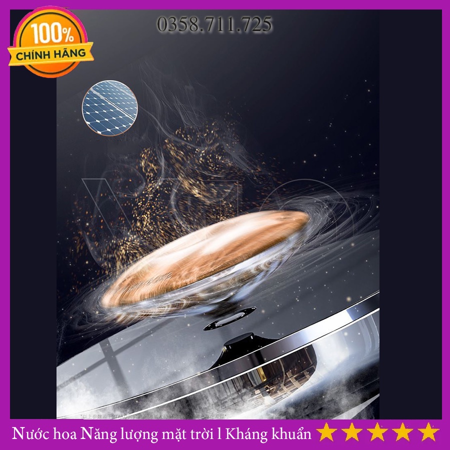 Nước hoa ô tô dùng năng lượng mặt trời tỏa hương,Nước hoa xe hơi tự xoay độc đáo