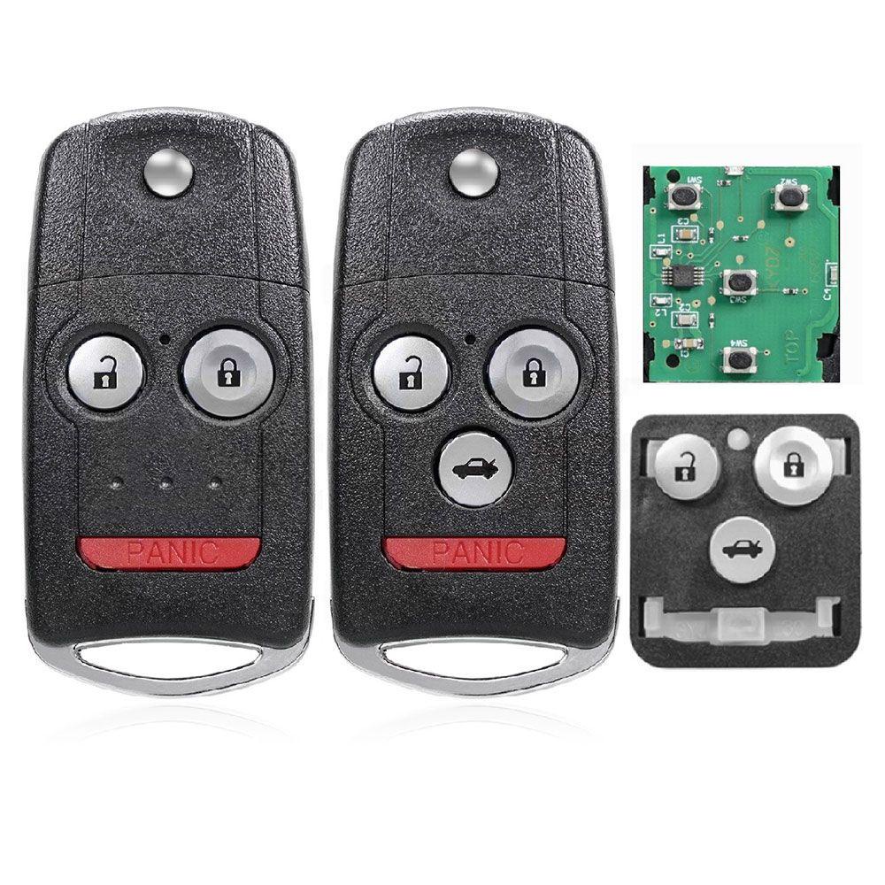 Chìa Khóa Điều Khiển Từ Xa 313.8Mhz Bền Bỉ Không Chìa Khóa Cho Honda Accord 2008-2012