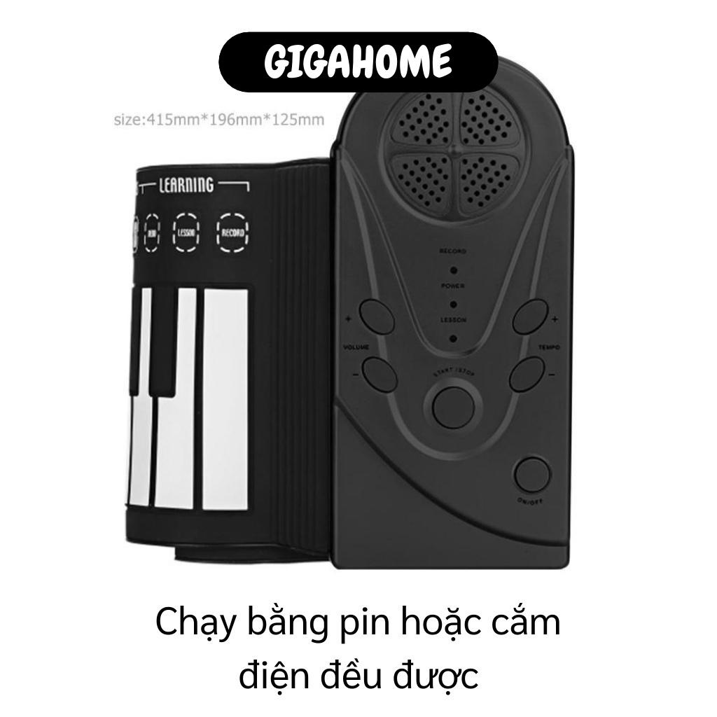 Đàn Piano Điện Tử GIGAHOME Bàn Phím Đàn Piano Dạng Cuộn 49 Phím Tiện Lợi, Linh Hoạt 9329