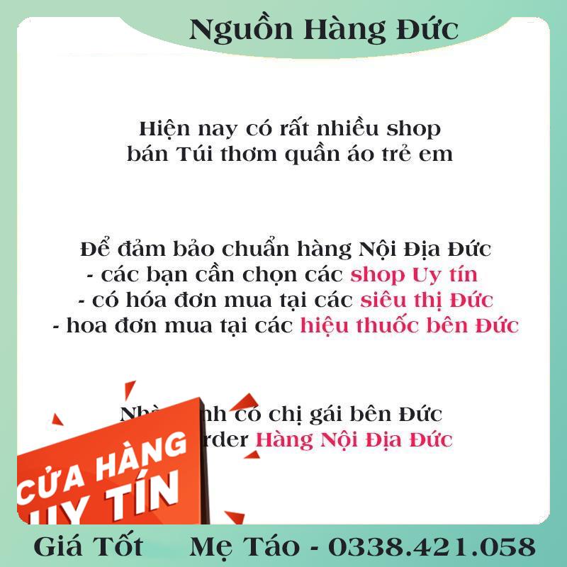 [auth] Túi thơm tủ quần áo cho bé Kuschel weich hình gấu trẻ em an toàn - Nội địa Đức đủ Bill [Hot]