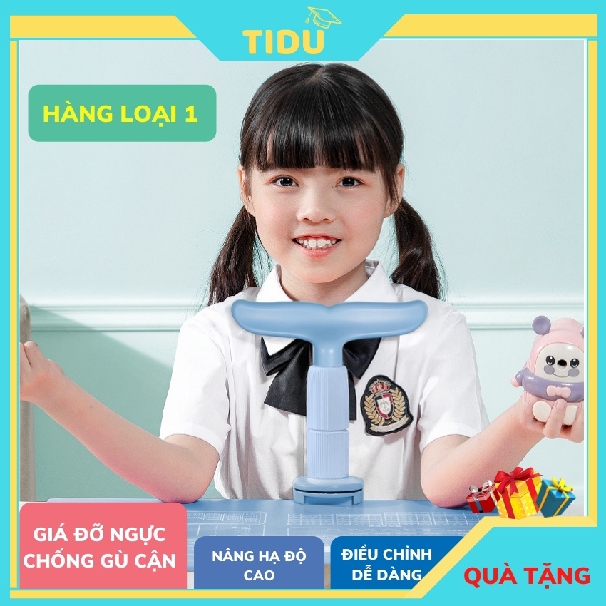 giá đỡ ngực chống cận thị giá đỡ cằm cho bé Tidu b01 hỗ trợ điều chỉnh tư thế ngồi đúng ránh gục xuống bàn