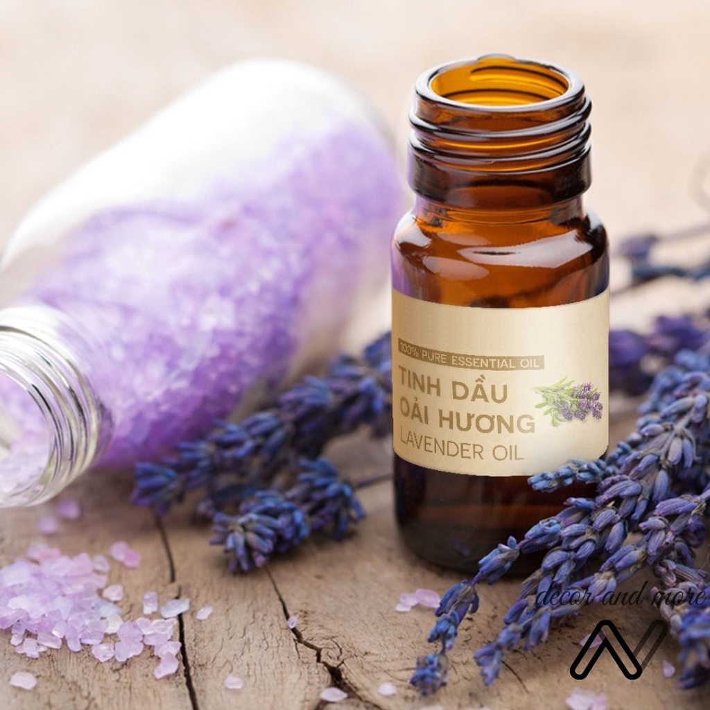 Tinh dầu thiên nhiên nguyên chất lọ 10ml, Có giấy kiểm định chất lượng ANDECOR