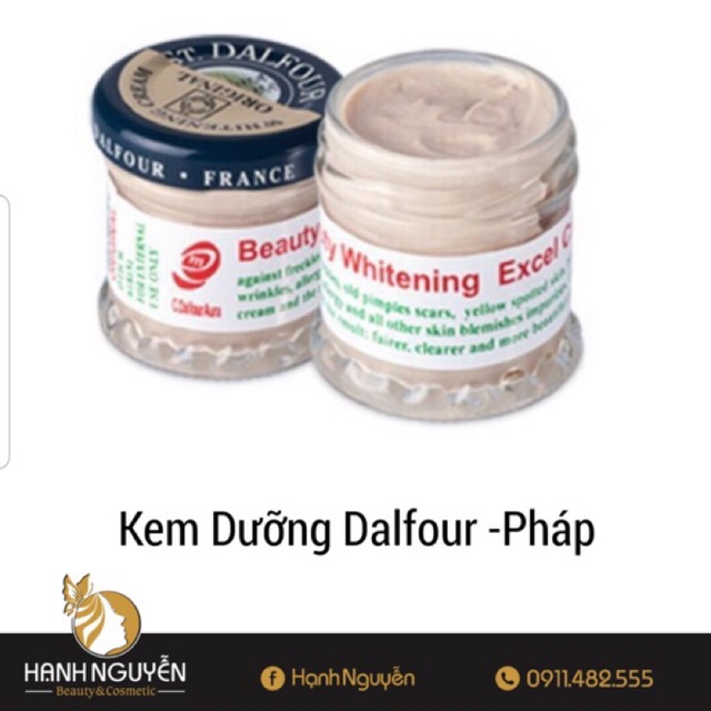 Kem Pháp Xuất Mỹ Dalfour Beauty Ban Đêm/Ban Ngày [ Chuẩn Bill ]