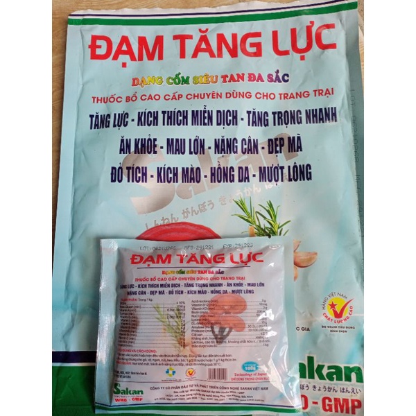 Sản phẩm dinh dưỡng cho vật nuôi 100g-Đạm tăng lực 100g