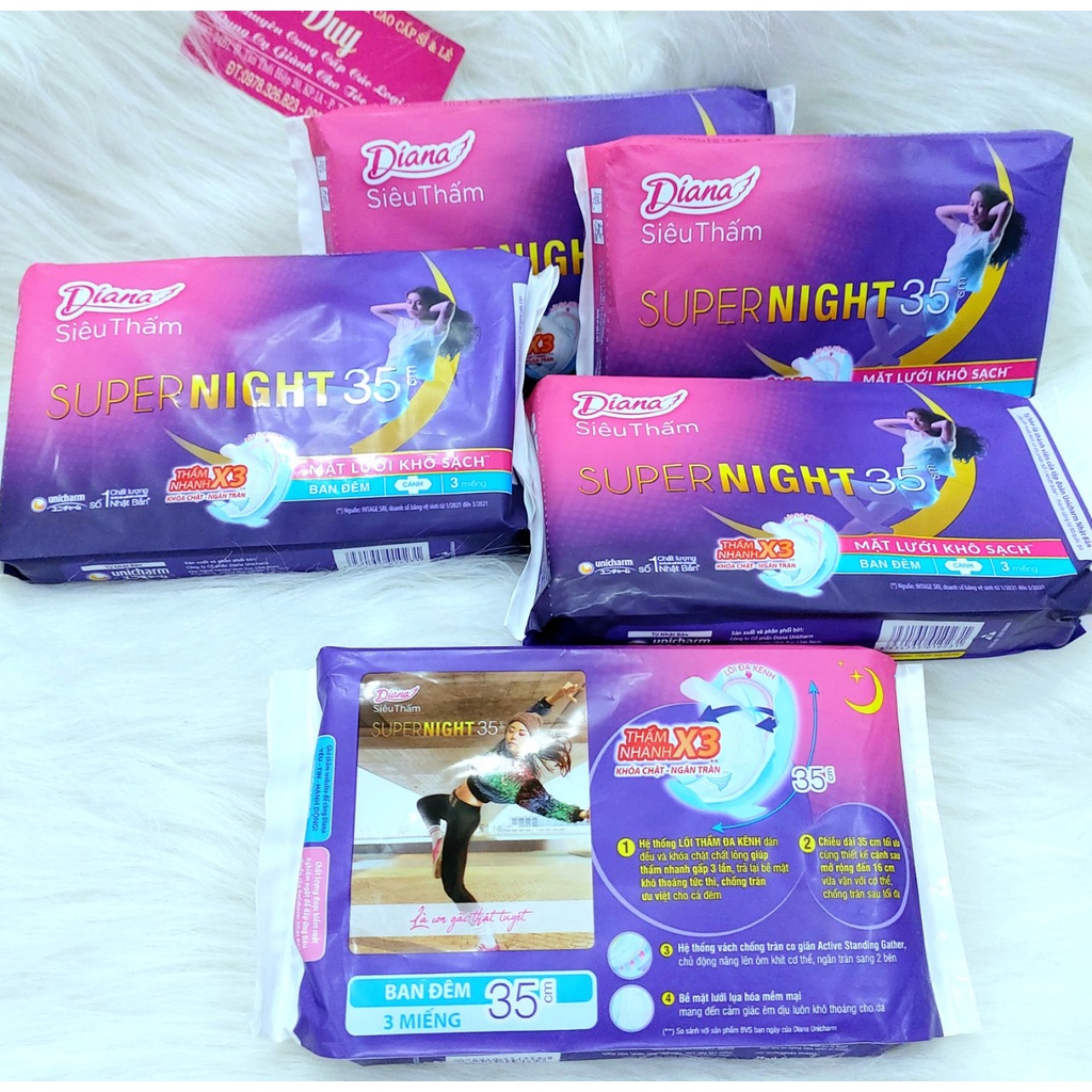 KoTex &amp; Diana -  Băng Vệ Sinh Phụ Nữ Siêu Thấm - Mát Lạnh - Thoải Mái Tự Tin.