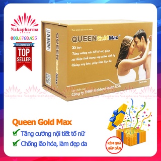 Viên uống Queen Gold Max Golden Health - Tăng cường sinh lý nữ, tăng nội tiết tố nữ, làm đẹp da