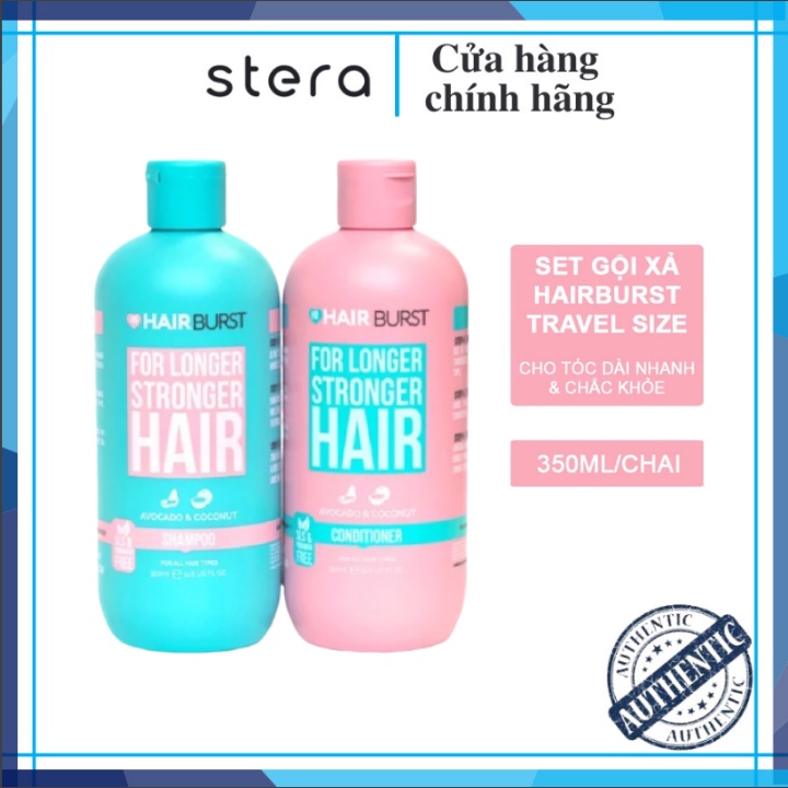 Bộ Dầu Gội Xả HAIRBURST Hỗ Trợ Mọc Tóc Nhanh 350ml