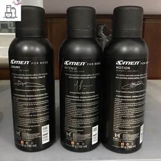 Xịt Xmen boss đủ màu 150ml