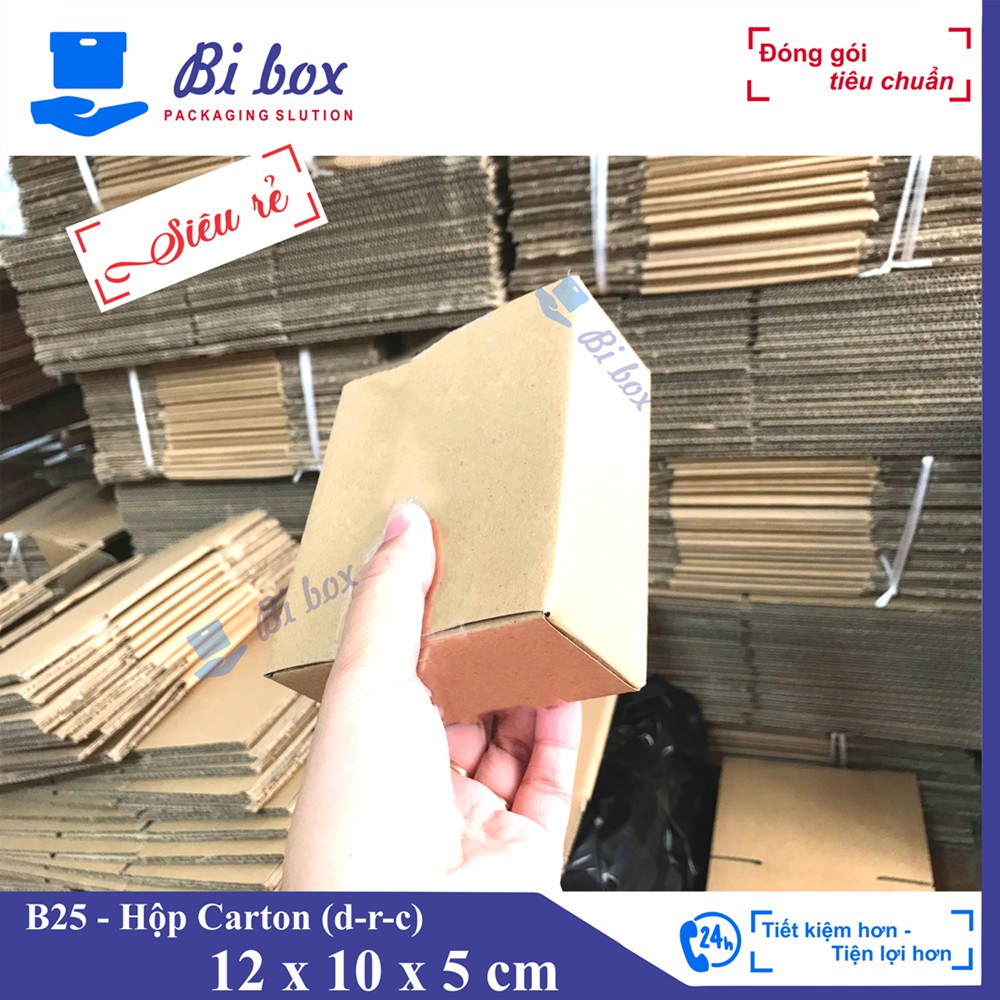 Hộp carton 12x10x5 - Hộp carton giá rẻ