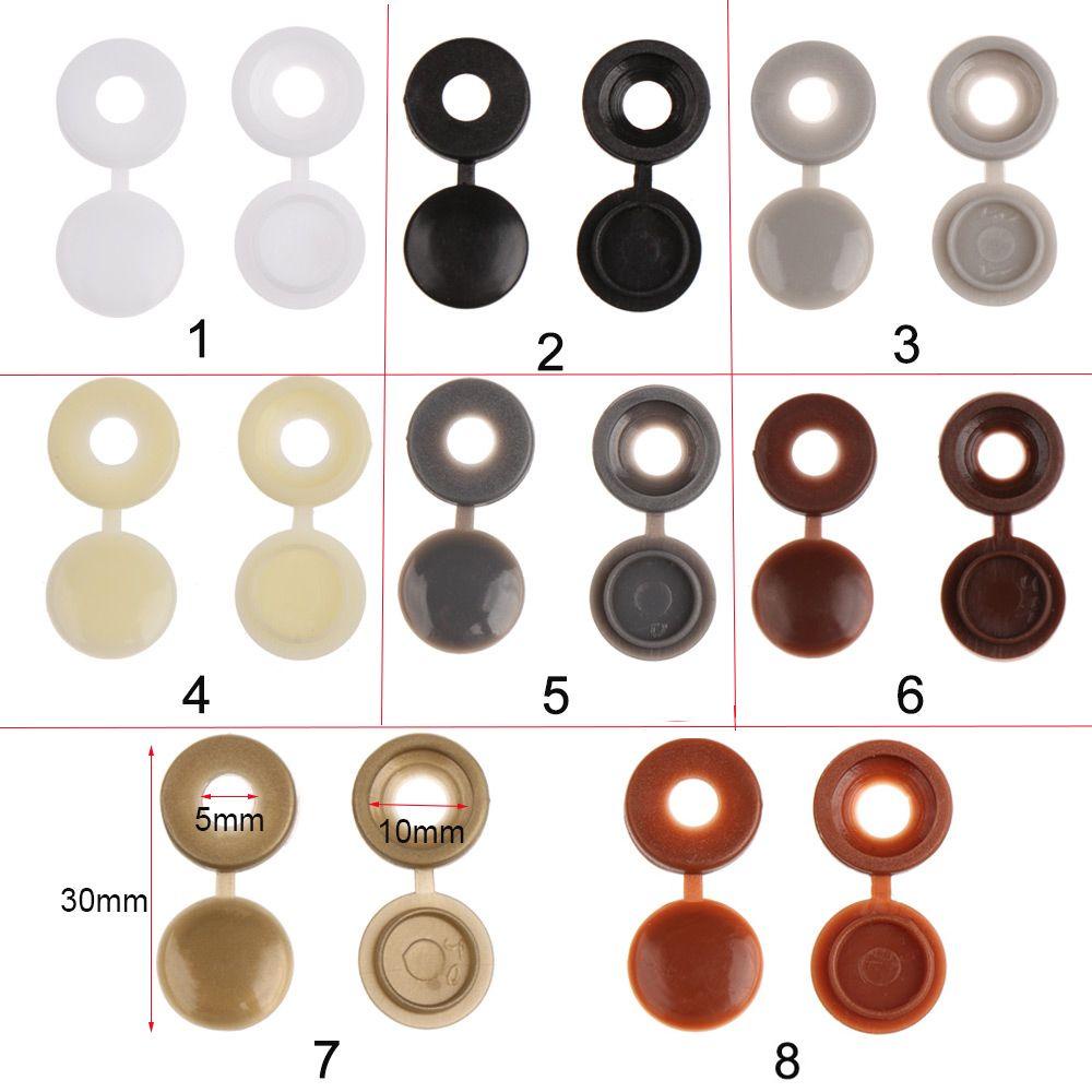 PISTA Set 100 Ốc Vít Nhựa Dùng Để Trang Trí Nội Thất / Nội Thất