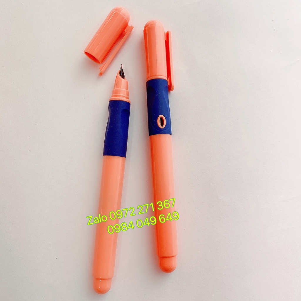 01 Bút máy nét thanh đậm, bút cánh diều 106 luyện viết chữ đẹp dành cho học sinh tiểu học (có định vị cầm bút)