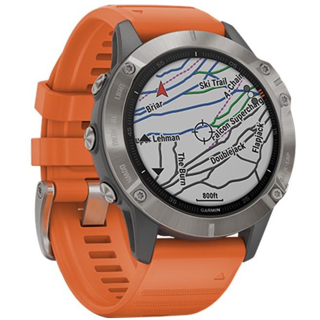 Đồng hồ thông minh Garmin Fenix 6 kháng nước 10ATM đo nồng độ SPO2 màn hình MIP 1.3&quot; - Chính hãng BH 12 tháng