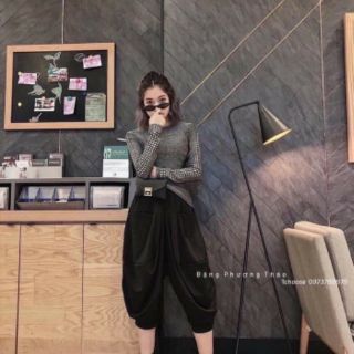 Quần thụng dáng bomber