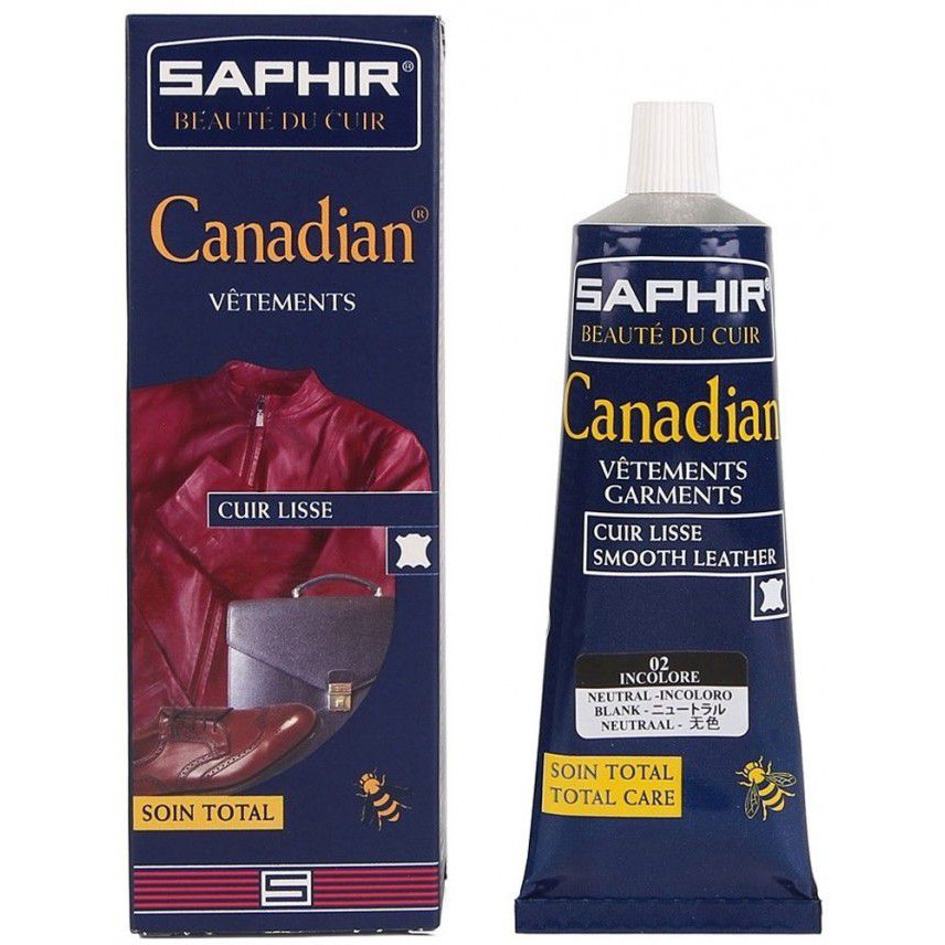 Xi Đánh Áo Da Cao Cấp Saphir Pháp Dưỡng Da Và Phục Hồi Màu Sắc-Saphir Canadian