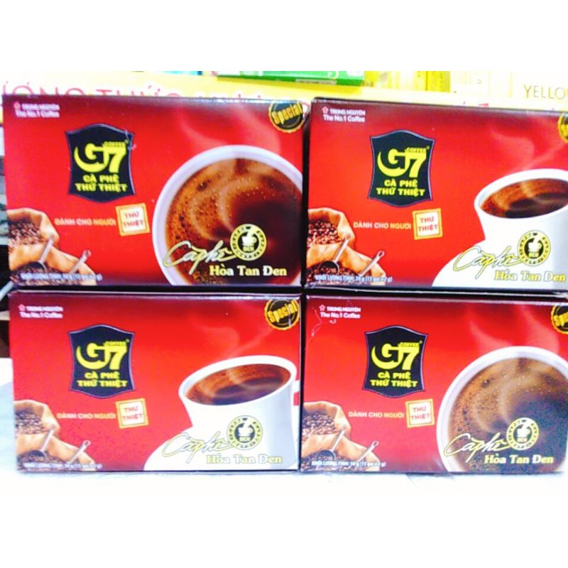 Cafe g7 đen không đường hòa tan (15 gói) | BigBuy360 - bigbuy360.vn