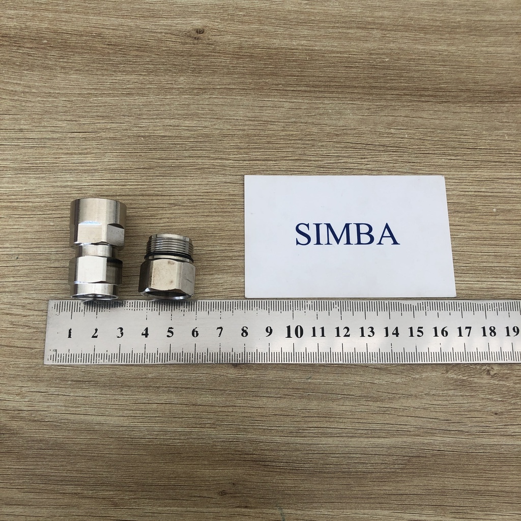 1 cái đầu nối IBS Connector N-male thẳng cho cáp feeder 1/2, NM-1/2''L Hãng Hengxin, hàng nhập khẩu loại tốt