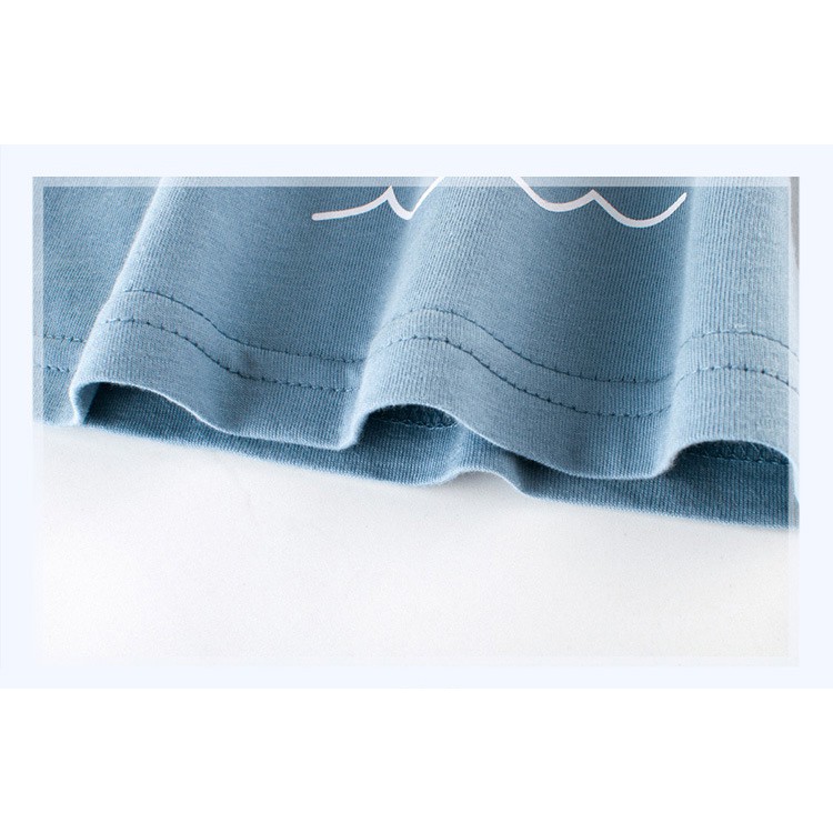 Áo thun không tay in hình cá dễ thương cho bé