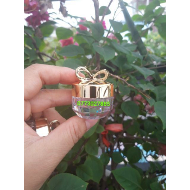 Hủ Đựng Kem ❤ TRÙM SỈ ❤ Hũ chiết mỹ phẩm 5g hình nơ đựng kem, phụ kiện du lịch