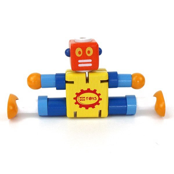 Cậu bé người máy - Đồ chơi gỗ thông minh Winwintoys cho bé