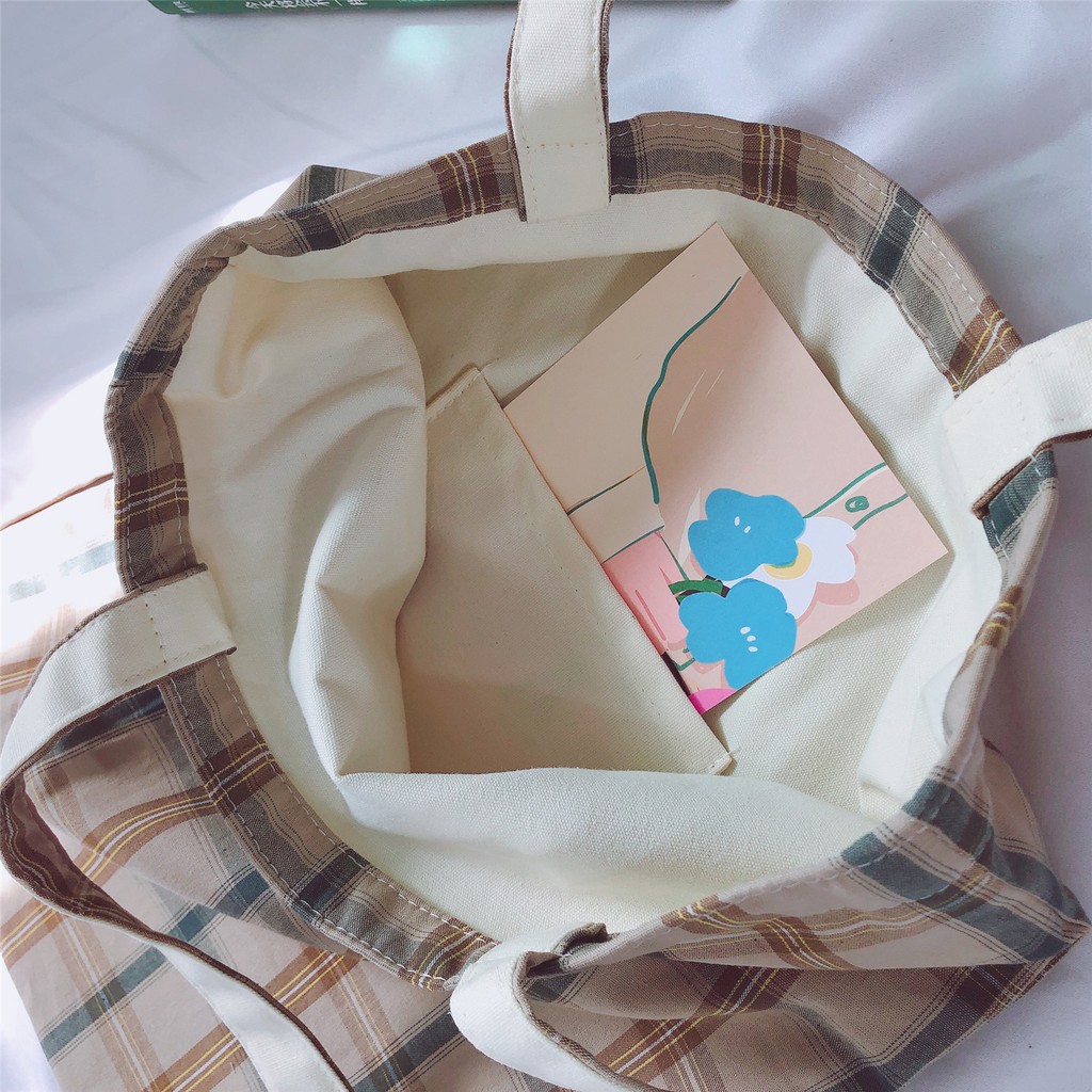 Túi Tote Sọc Caro Nemo Handmade - TTTE