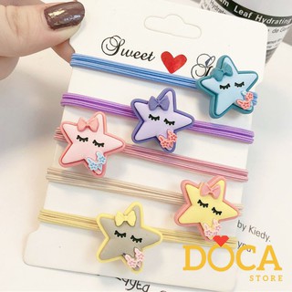 Dây cột tóc nhiều hình dễ thương (giao ngẫu nhiên)