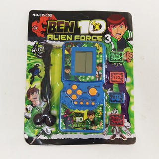 Đồ chơi điện tử xếp hình Ben + phụ kiện, máy chơi game điện tử xếp hình