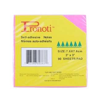 GIẤY NOTE GHI CHÚ DẠ QUANG ĐỦ SIZE ( 1 xấp 1 màu)