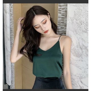 Áo 2 dây dữ mặc nhà mát mẻ hợp thời trang.chất liệu lụa mango