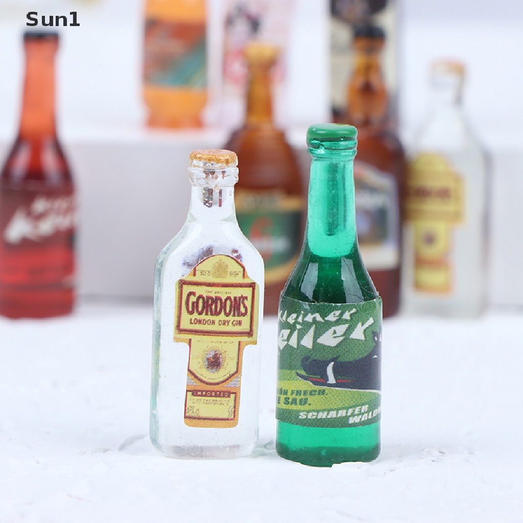 Bộ 10 Chai Rượu Tỉ Lệ 1: 12 Dành Cho Búp Bê