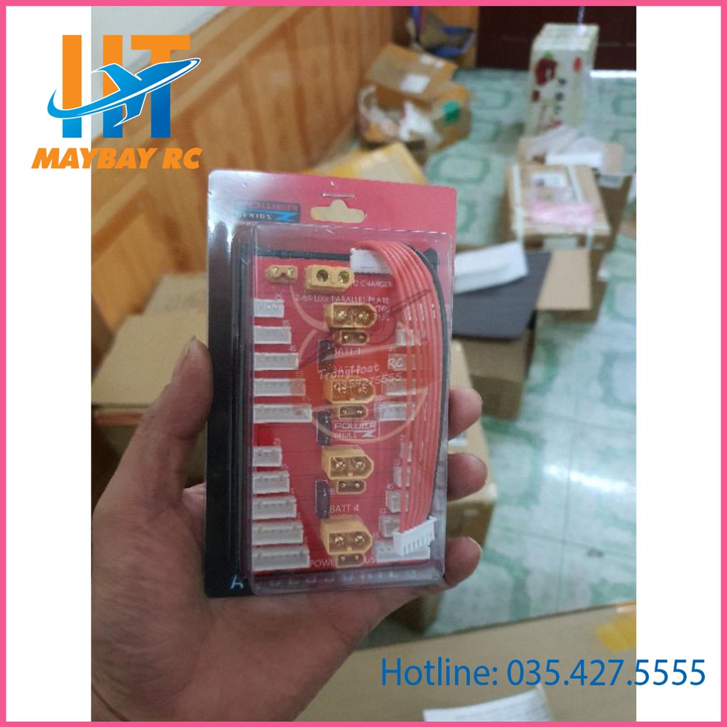 Vỉ Sạc Song Song Có Cầu Chì 2S-6S Jack XT60 Và XT30 Loại Tốt
