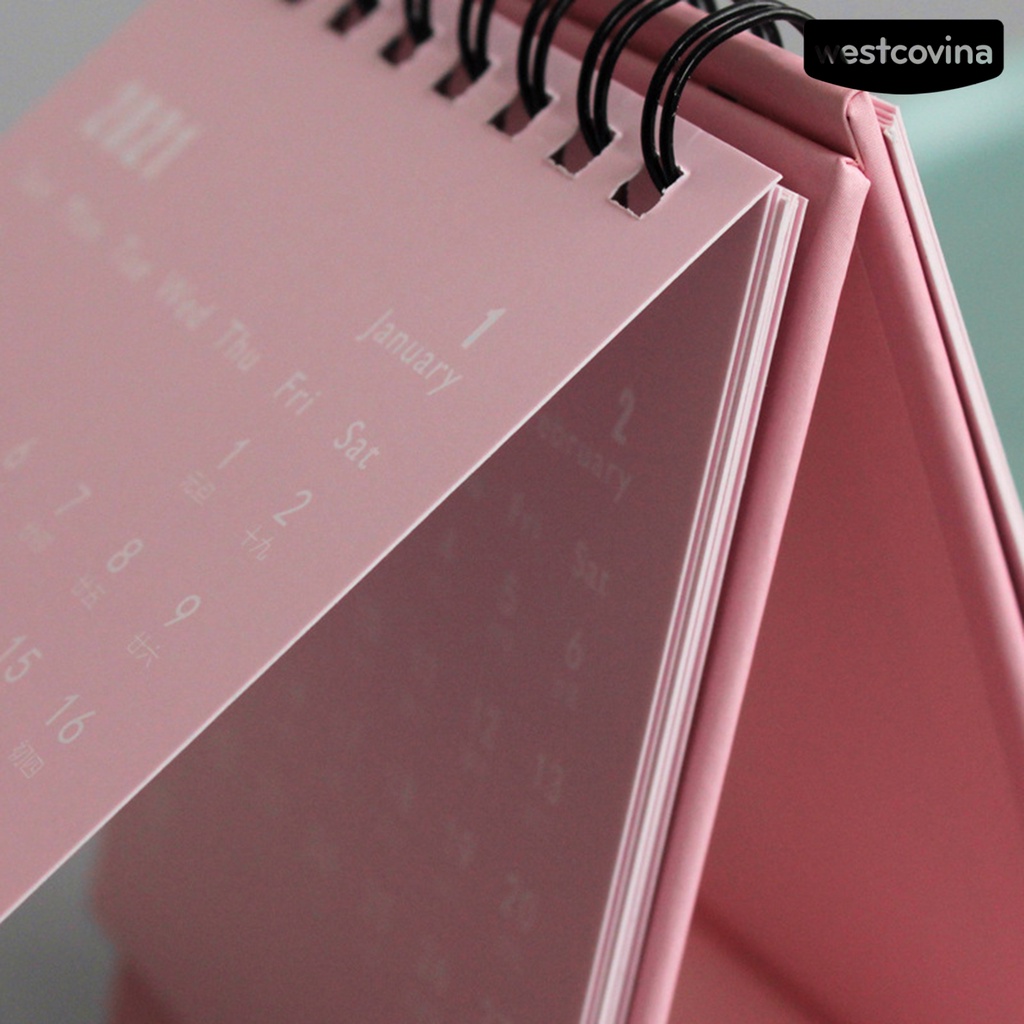 Lịch Để Bàn Mini 2021 Thiết Kế Nhỏ Gọn Tiện Dụng