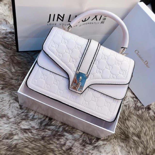 🌸 TÚI XÁCH NỮ/ TÚI ĐEO CHÉO DÁNG HỘP CHẤT DA MỀM 2 DÂY