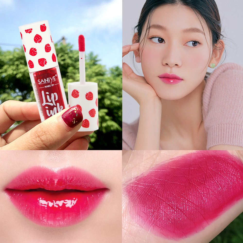 Son lì 3 màu tùy chọn ngọt ngào hương dâu cherry trái cây lâu trôi chống nước L1113 | BigBuy360 - bigbuy360.vn