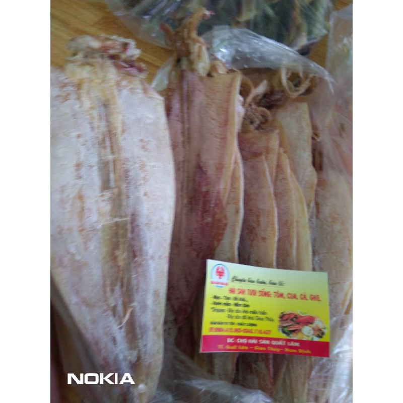 Mực khô, Khô mực - 1kg Mực khô size 17-20 con/ kg