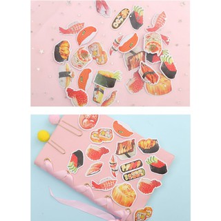 Set 44 hình dán sticker trang trí anime chibi