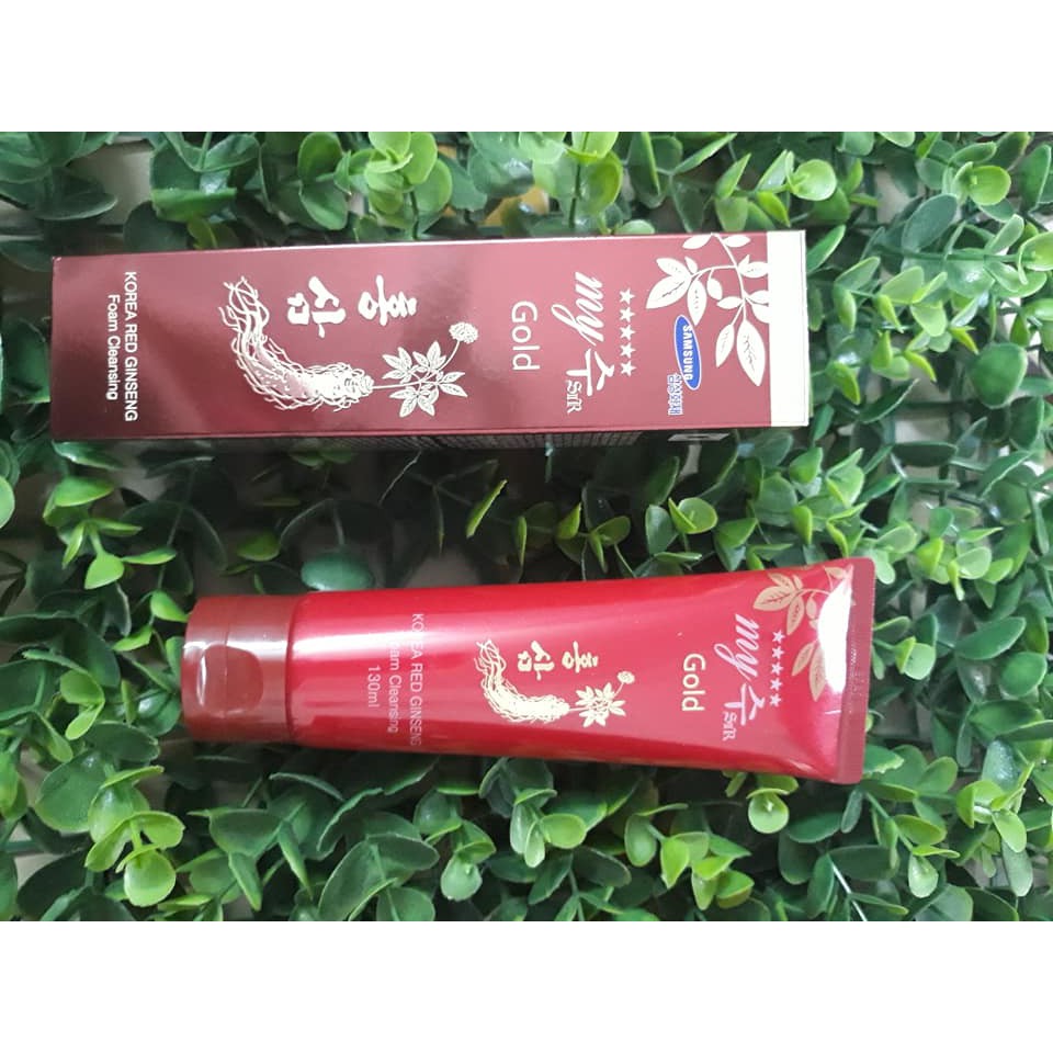Sữa Rửa Mặt Hồng Sâm Đỏ Hàn Quốc My Gold