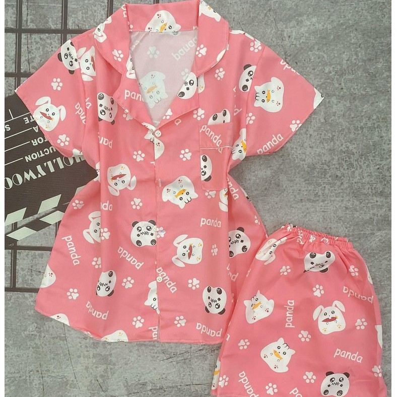 [ Xả Lỗ ] Đồ Bộ Pijama Ngắn Tay Xinh Xắn Dành Cho Nữ Form Dưới 60kg | BigBuy360 - bigbuy360.vn