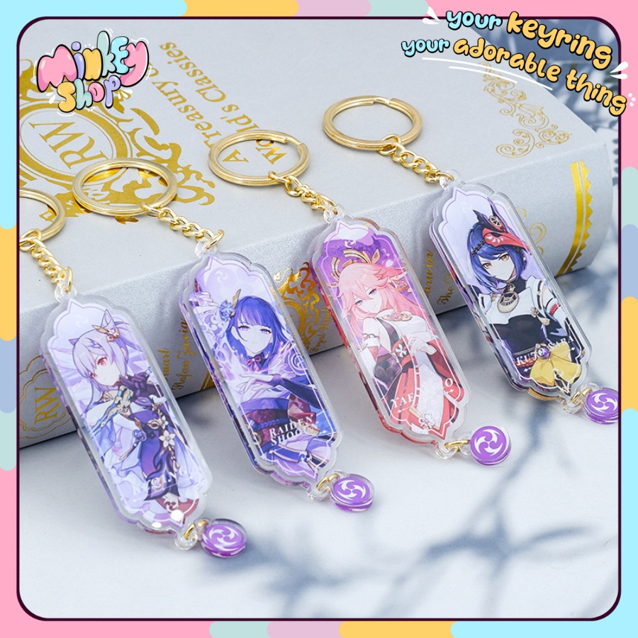 Móc Khóa GENSHIN Đẹp Dễ Thương phụ kiện ba lô, phụ kiện túi xách 02MKGEN -Minkey