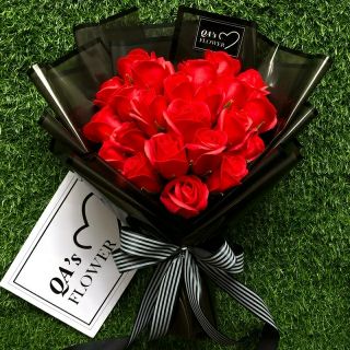 Bó  hoa sáp hình trái tim