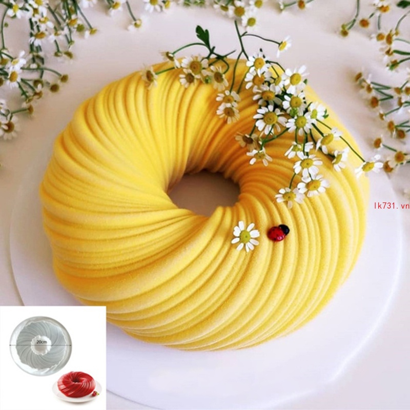 Khuôn Silicon Làm Bánh Mousse Nghệ Thuật 3D 1/6 lk731.vn