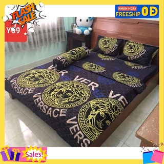 Bộ drap 1.2x2m Versace (hot)+2 vỏ gối